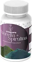 Chlorella + Spirulina - 120 Cápsulas - Greenora (1 Unidade)