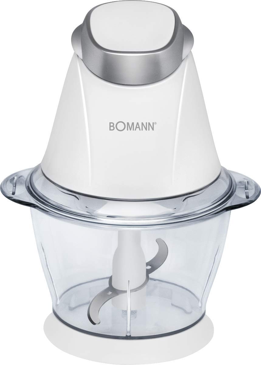 Bomann MZ 449 CB - Picadora con función trituradora de hielo - 1 L - 250 W - Blanco