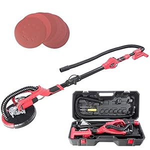 Arebos Premium langnekschuurmachine | 710 watt | Ø 225 mm | toerentalregeling | telescoopstang | afzuigsysteem…