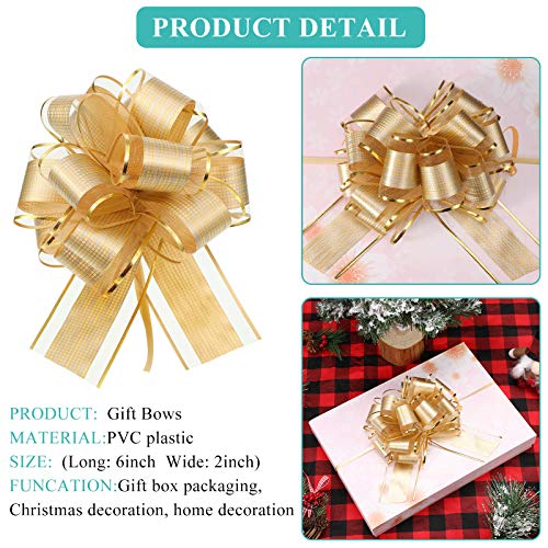 Willbond WILLBOND-791980 20 Pieces Pull Bow Gift Wrapping Pull Bow Ribbon Pull Bows thumb #3