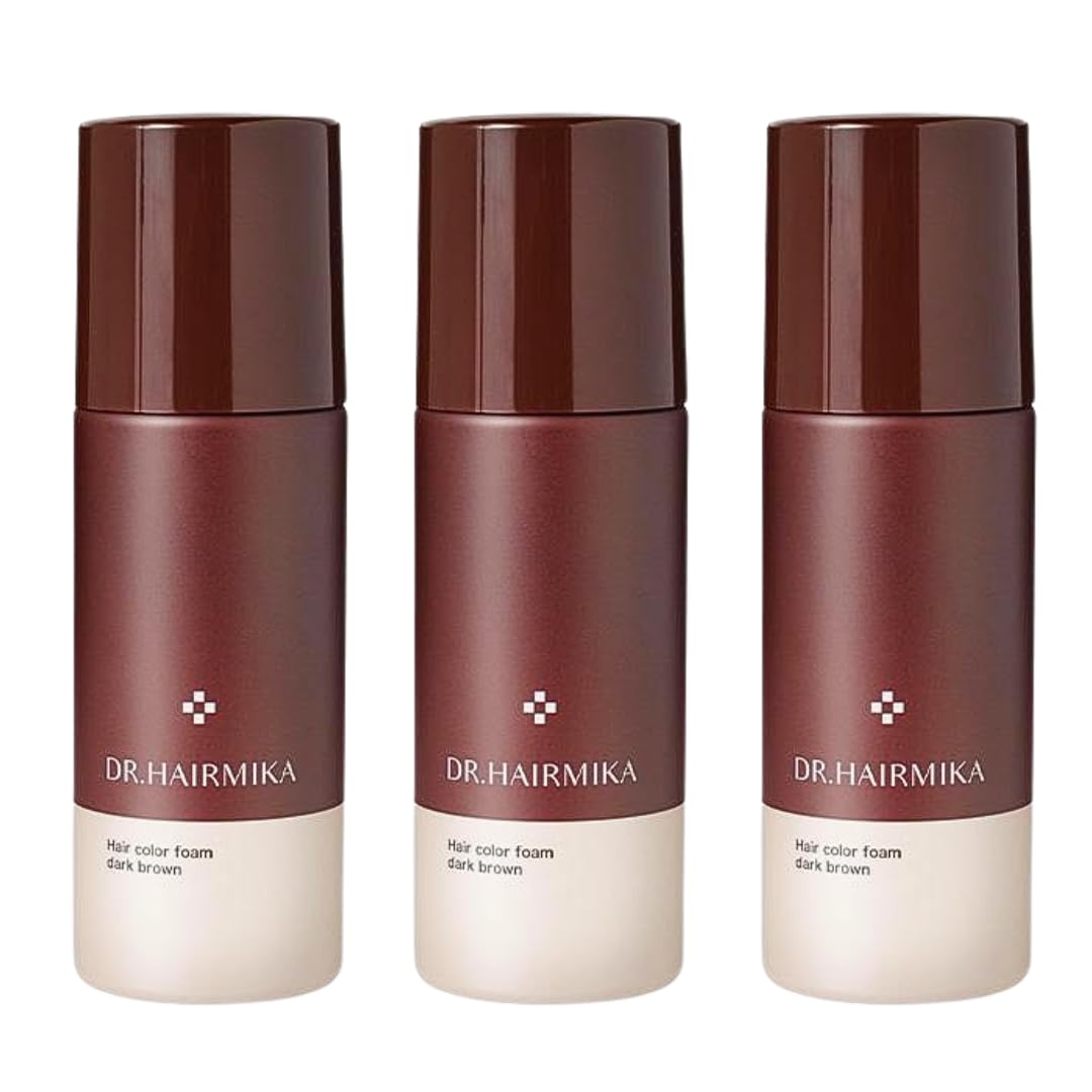 Amazon | ヘアミカ ダークブラウン 80g 3本セット 白髪用 ヘアカラー