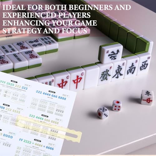 Mahjong Guide Line Finder Set 4 piezas acrílico miniatura 3
