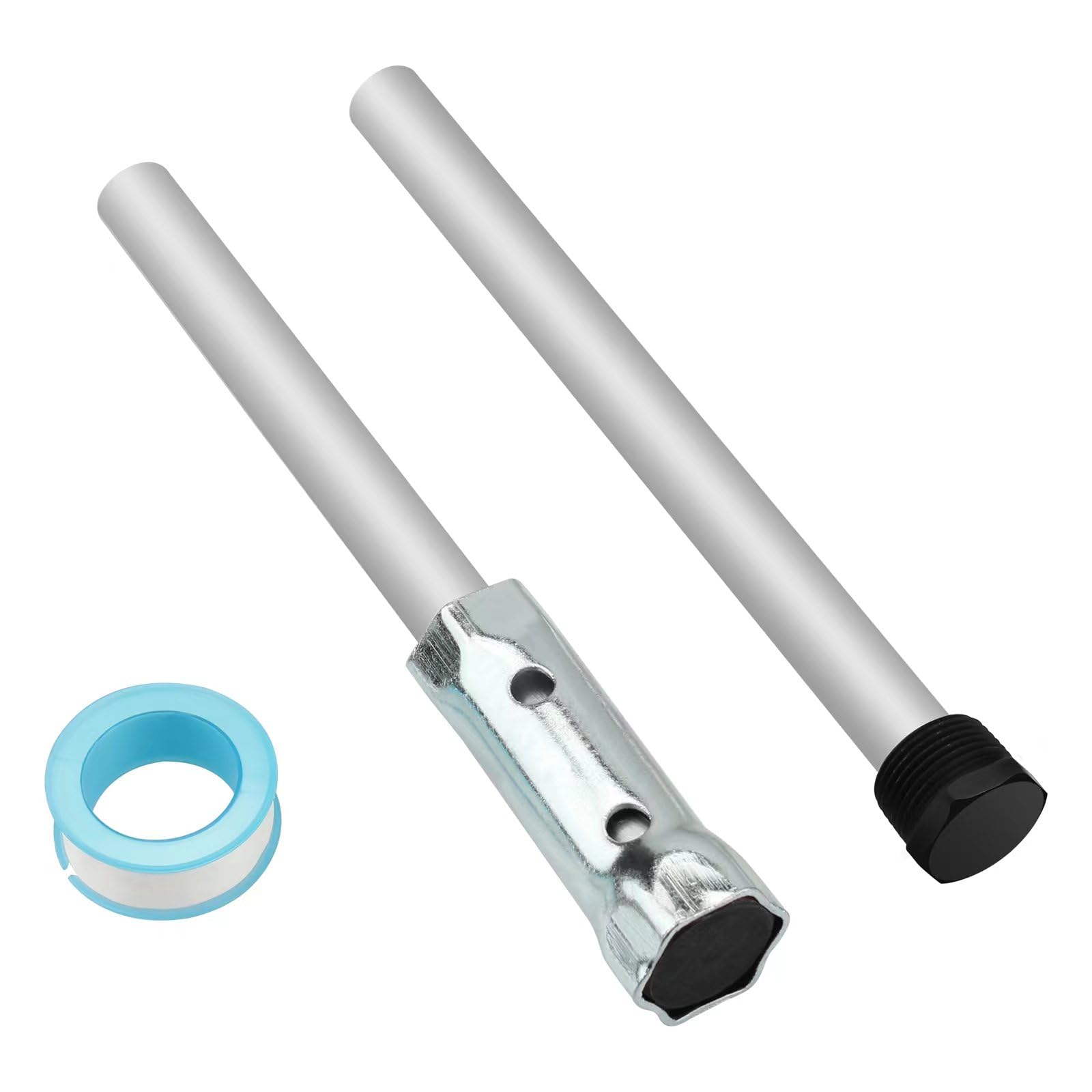 TNITRIB RV Water Heater Anode Rod - 9.25" L x 3/4" NPT Replacement Part for Suburban and Mor-Flo RV Water Heater - with Seal Teflon Tape