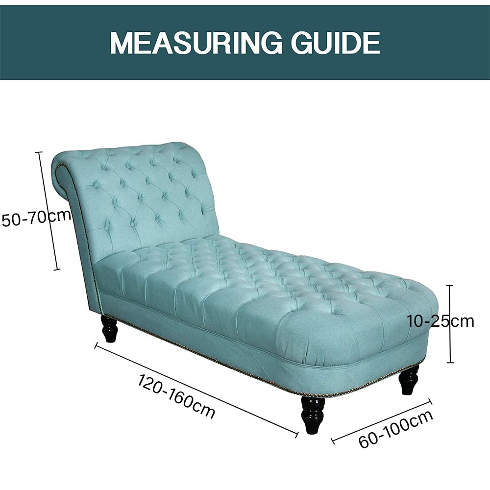 Housse de Chaise Longue Extensible sans accoudoirs Housse de Chaise Longue de Salon Housse de Chaise