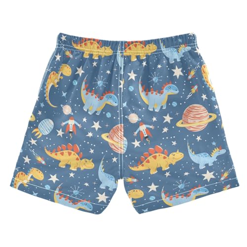 Boys Swim Trunks Quick Dry UPF 50+ Beach Board Shorts Kids Bathing Suits Swimsuit 2T Dinosaur Rocket Planet2