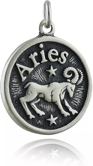 Aries Sign Zodiac Charm With ous Trait 925 Sterling Silver Decoration Accessories Pendant Charm For Making Bracelets Necklace Earrings Jewelry DIY