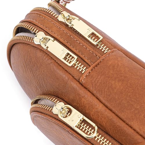 Image of Haytijoe RFID Anti-Theft Sling Bag for Women, Small Crossbody Travel Purse with Locking Zippers, Lightweight Everyday Bag