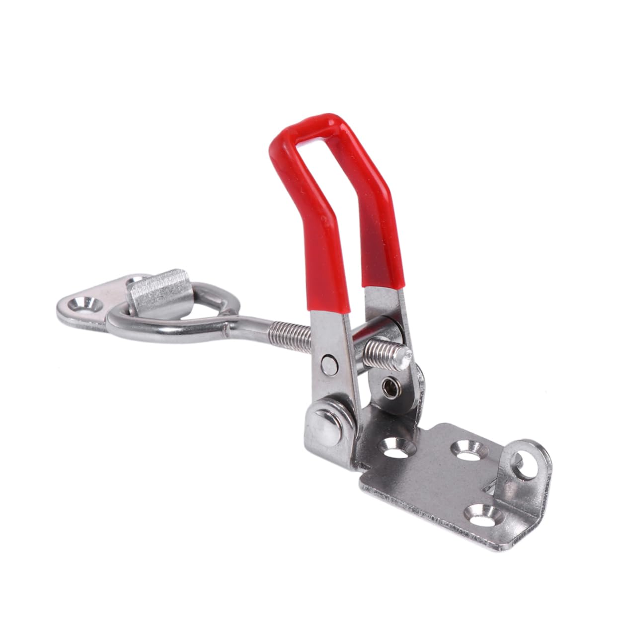 TOBBOMEY Vertical Toggle Latch Clamp Stainless Steel Quick Release for Cabinet Door Box Installation