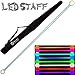 Price comparison product image 120cm LED Glow Staff (25 Colour Variations) Pro Glow LED Staffs + Flames N Games Staff Travel Bag. (Slow Fade Rainbow)