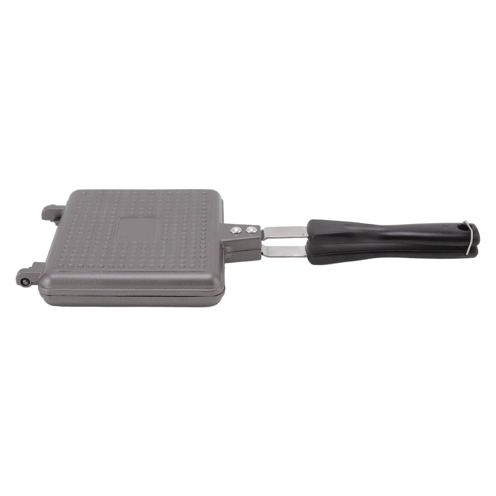 Stampo per waffle, macchina per waffle antiaderente, teglia quadrata in alluminio pressofuso di facile utilizzo con isolamento termico per la preparazione di colazioni indoor e