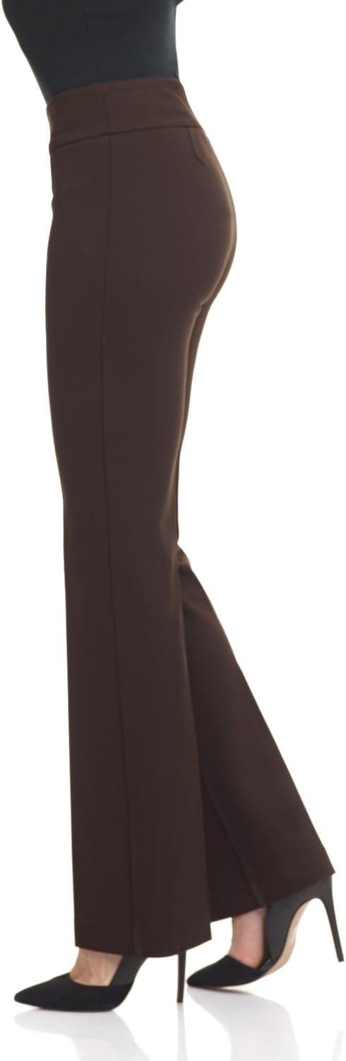 Rekucci Women's Secret Figure Pull-On Knit Bootcut Pant w/Tummy Control - Image 2