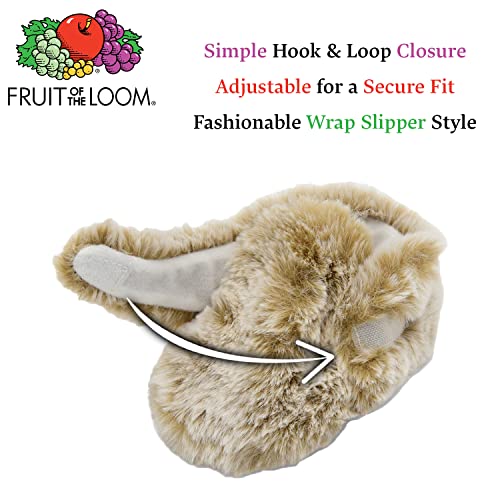 Fruit Of The Loom Cozy Thermal Wrap Booties With Non-Skids For Baby Girls thumb #1