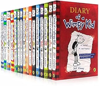 Diary of a Wimpy Kid 16 Books Collection Set, Complete Series 1-16 Books of Boxed Set, Paperback