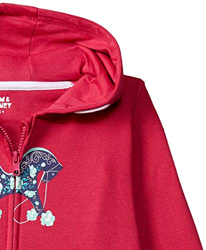 Image of Amazon Brand - Jam & Honey Girl's Cotton Winter Regular Fit Hooded Sweatshirt