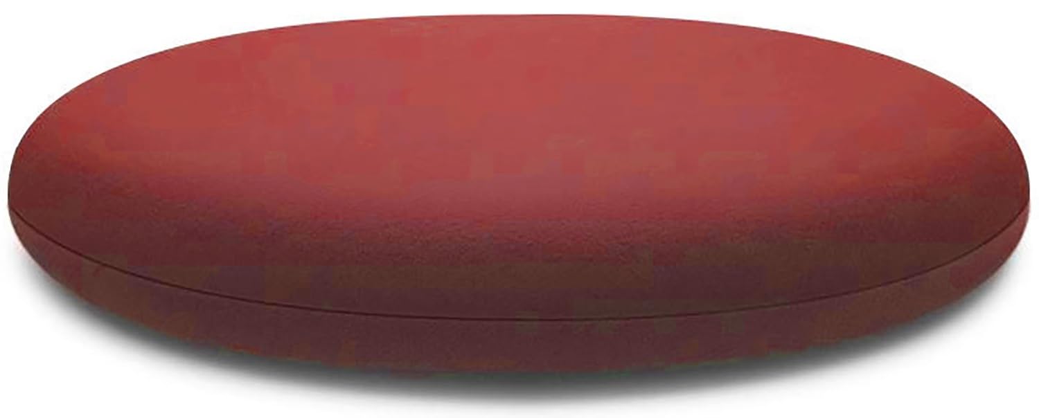 Moismk Burgundy Round Chair Cushion 40/35/45Cm Seat Cushion Memory Foam Anti-Slip Soft Round Stool Cushion Chair Pad(,Diameter: 40Cm)