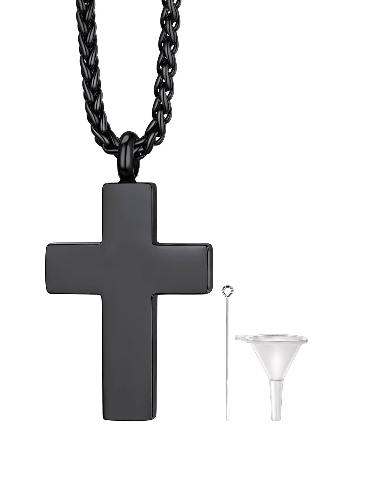 Richsteel Urn Necklaces for Ashes for Women Men Cremation Pendant