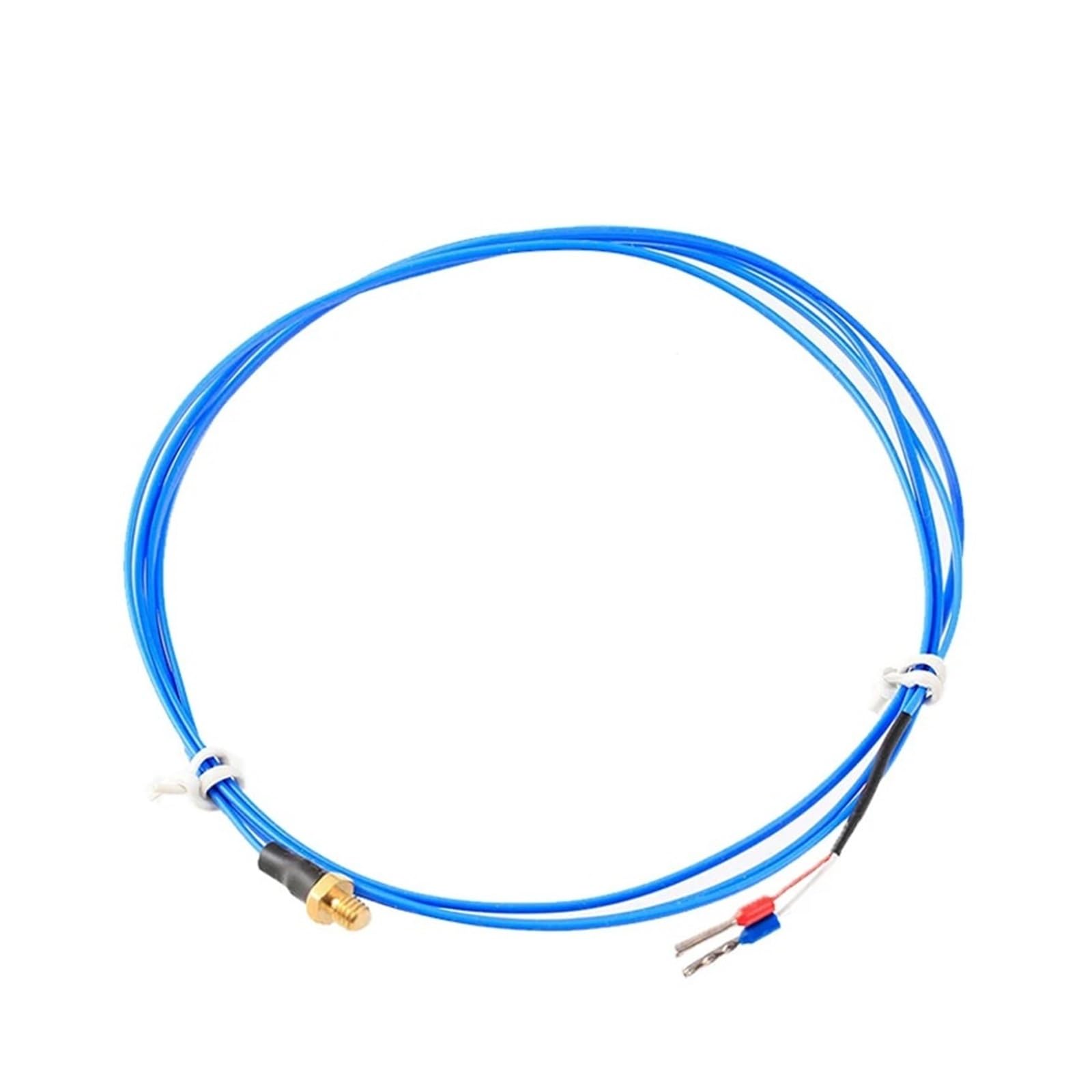 sensore di Temperatura Sensore di Temperatura con sonda in Rame termocoppia a Vite M3/M4 for Stampante 3D Tipo K con Cavo PTFE Impermeabile da 0,5/1 m(K Type M3 1M)