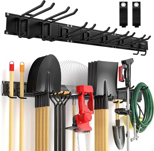 Image of for Garage Tool Organizer Wall Mount 11 PCS Garden Tool Organizer Adjustable Garage