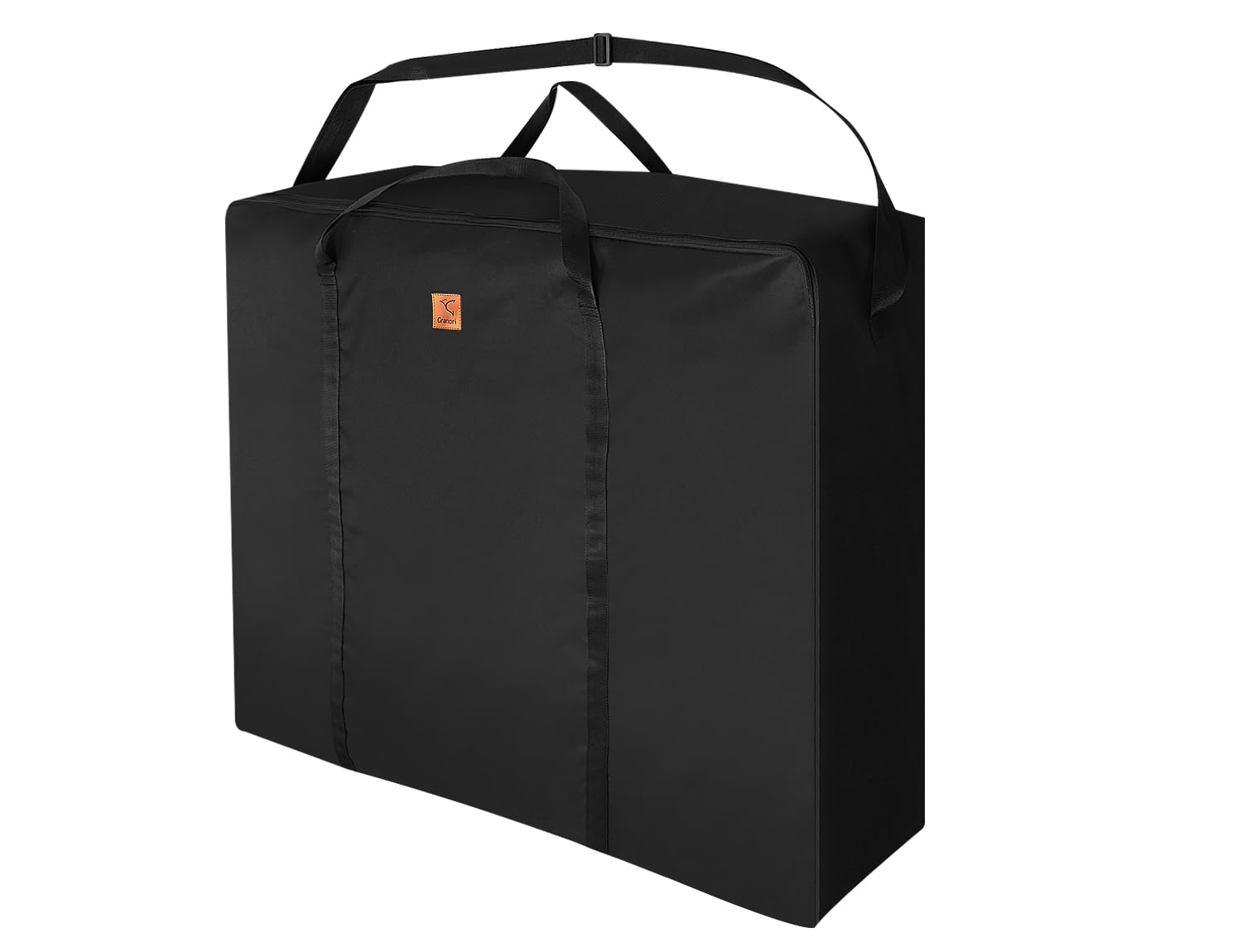 XXL Liegentasche | Angelliege/Karpfenliege Tasche 100x90 cm mit Schultergurt für einfachen Transport – extra viel Platz, robust, wasserabweisend; große Kofferöffnung für leichtes Befüllen