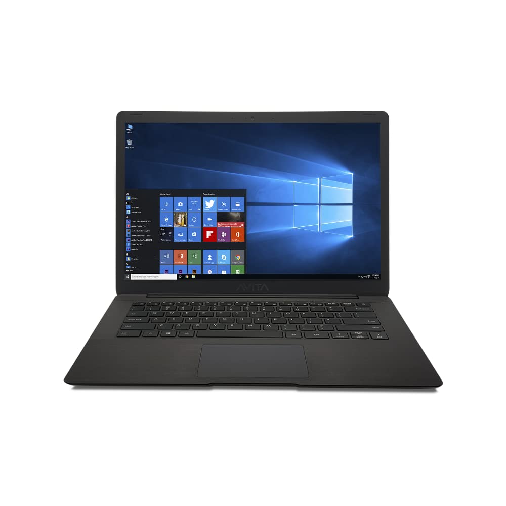 AVITA PURA E14 NS14A6ING431-SGC 14 inches AMD APU Dual Core A6 Radeon R4 Thin and Light Laptop (4GB/128GB SSD /Windows 10 Home) 1.34 kg Shadow Grey