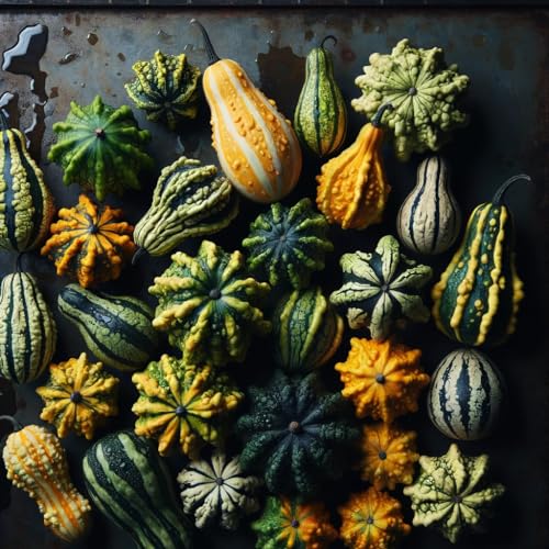 Lunch Lady Gourd Seeds Unique Decorative Prolific Bumpy Gourd Plant | Never GMO Always Heirloom and Open-Pollinated | USA Grown Seeds By Lilianas Garden |