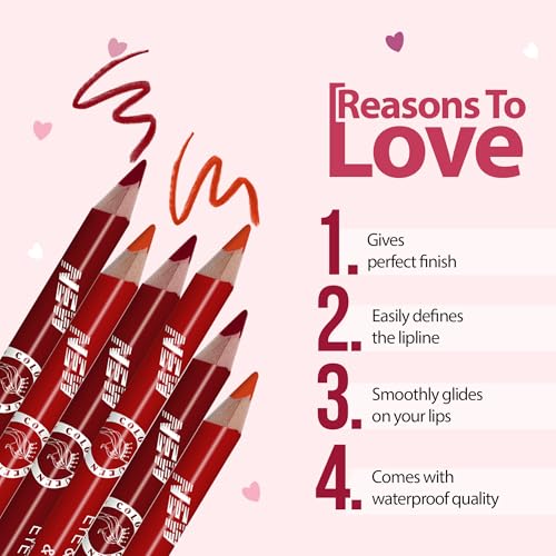 Image of COLORS QUEEN Lip Liner Pack of 2 Combo 4 (Matte)