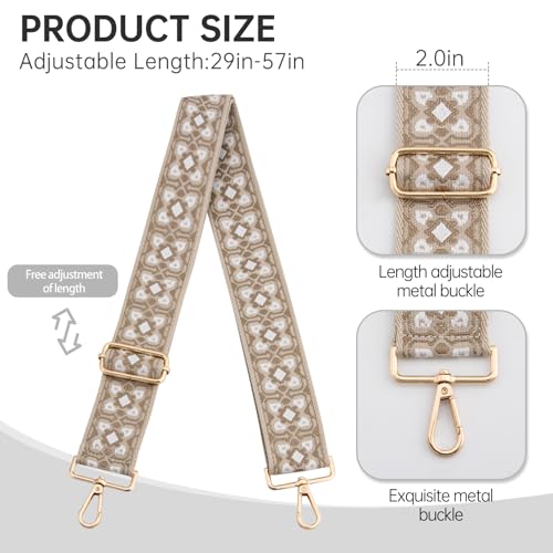 Image of Purse Straps Replacement Crossbody Wide Bag Strap for Purses Adjustable Shoulder Straps for Women Bags