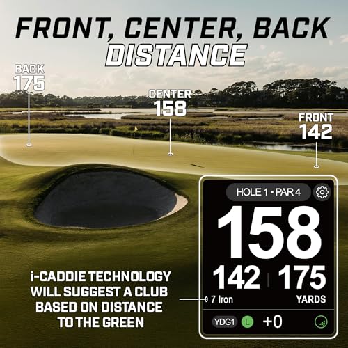 Image of Izzo Swami 7000i Touchscreen Golf GPS Rangefinder, Blue