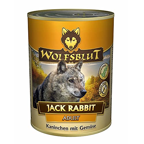Wolfsblut - Jack Rabbit - 6 x 395 g - Kaninchen - Nassfutter - Hundefutter - Getreidefrei