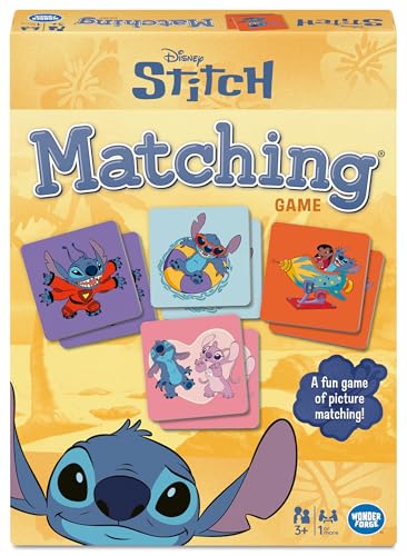 Wonder Forge Disney Stitch Matching Game - Engaging Memory Game for Toddlers and Preschoolers - Fun and Educational for Ages 3+