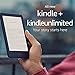 Kindle - Now with a Built-in Front Light - Black + 6 Months Free Kindle Unlimited (with auto-renewal)