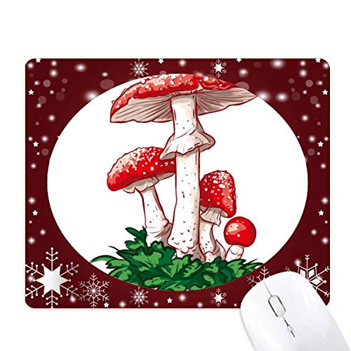 Tapis de souris champignon vénéneux anti fatigue pour l'hiver