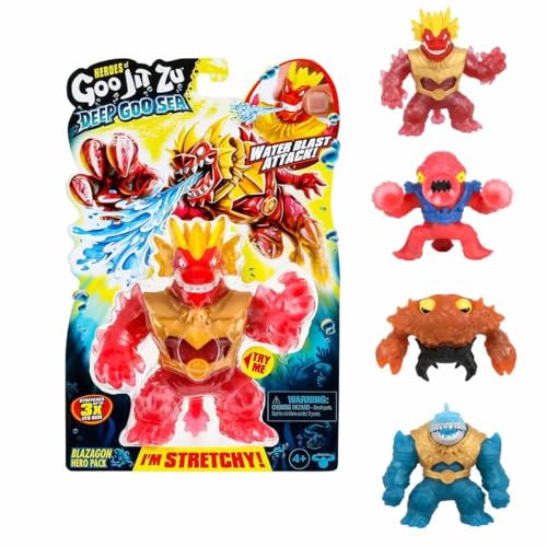 Figurine Goo Jit Zu Deep Goo Sea Moose Toys jouet garçon extensible 11cm