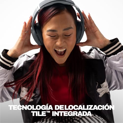 Auriculares Bluetooth Skullcandy Crusher EVO circumaurales gris con micrófono 4