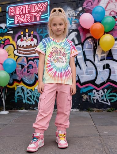 Image of Birthday Girl Shirt Cute Girls Birthday T Shirt 3-10 Year Funny Party Gift Tees Toddler Kids Graphic Tee Tops