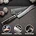 Japanese Chef Knife, 8 Inch Damascus Kitchen Knife with VG10 Steel Core, Professional Black Forged Kitchen Knives with Ergonomic Handle, Leather Sheath & Luxury Gift Box, Birthday Gifts for Men Women