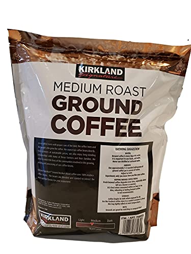 Kirkland Signature Medium Roast Coffee, 2.5 Lb, Brown, 40 Ounce (Pack Of 36) (00-X9G9Ig-62) #TOP2