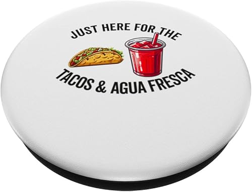 Miniatura 2 de Tacos & Agua Fresca Fun Mexican Food Lover Comida Mexicana PopSockets Standard PopGrip