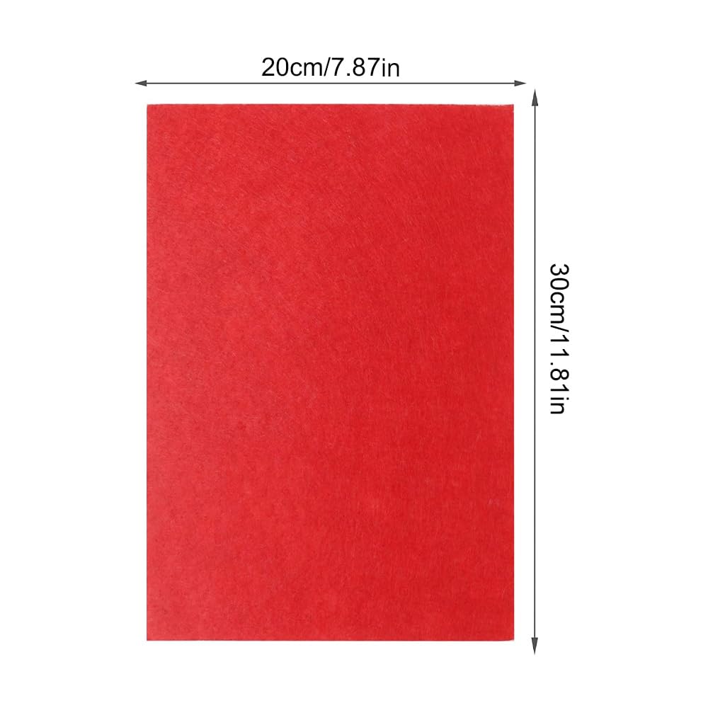 BetterJonny Filzstoffbögen, 40 Farben, weicher Filzstoff, 20 x 30 cm, Filzquadrate für Bastelarbeiten, Bastelarbeiten, Patchwork, Nähen, ca. 1 mm dick, 40 Stück
