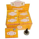 Fabricante: Goloka 120 conos de incienso Goloka Nagchampa Dhoop Cones 12 cajas con porta inciensos pack aroma fragancia ambientador