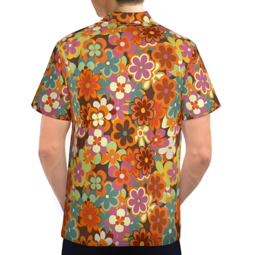 Mens Hawaiian Shirts Short Sleeve Button Up Beach Shirts3