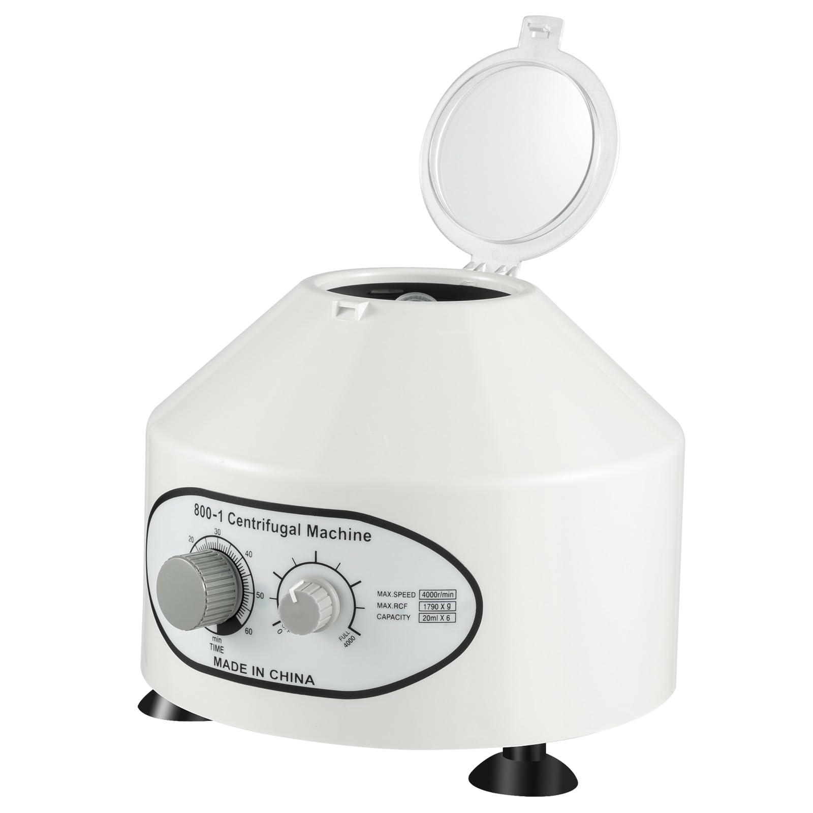 Centrifugadora de laboratorio 220 V 4000 rpm 20 ml centrífuga de mesa con cubierta protectora