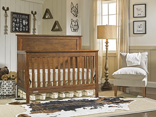 rustic wood crib