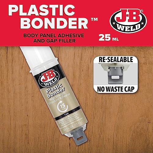J-B Weld 50133 Plastic Bonder Structural Adhesive Syringe - Tan - 25 Ml #TOP1