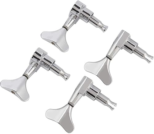 Miniatura 4 de VBESTLIFE 2L 2R cabezas de máquina de bajo eléctrico, clavijas dominantes selladas de afinación de la cuerda del sintonizador para bajo eléctrico