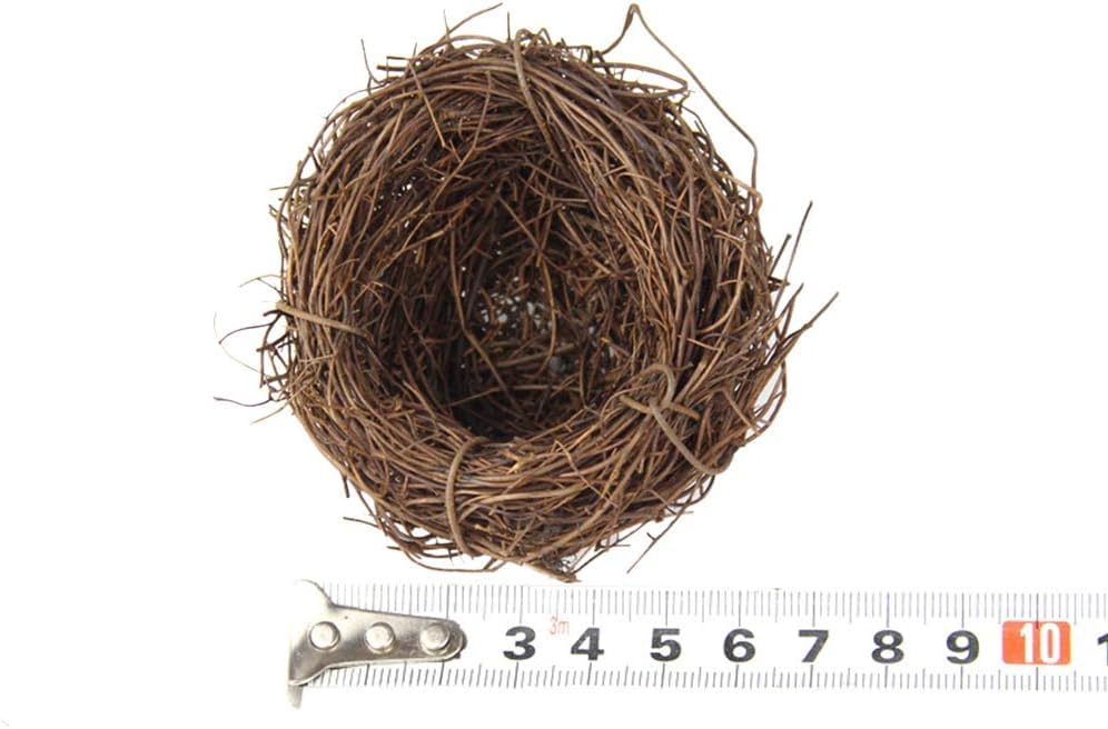 Image of 1Pc Easter Bird Nest Anti-Scratch Decorative Lightweight Egg Decoration Prop Easter Bird Nest Compatible with Crafts Artificial Flowers Artificial Plants and Flowers（6 cm）