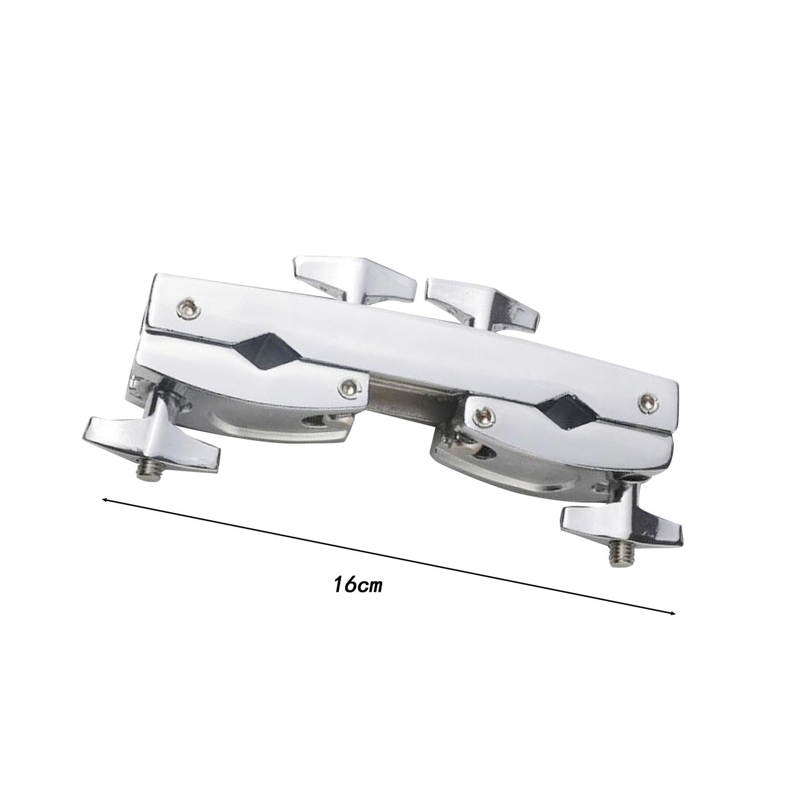rockible Beckenständer, Multi Clamp Trommel Clip Klemme, Montageklemme, Metall Beckenbefestigungsklemme, Beckenhalter für Trommel Beckenständer,