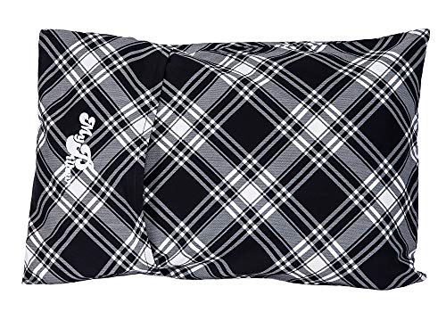 MyPillow Roll & GoAnywhere Pillow (Black Plaid) - //coolthings.us