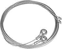 CULMKARI 150 Inch Trailer Ramp Door Spring Cable Wire (2-Pack) - Fits Most Enclosed Cargo Trailers, High-Tensile Steel