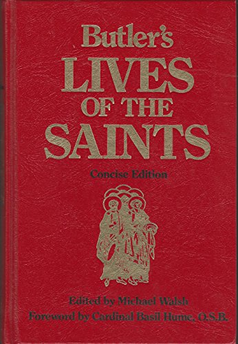 Butler's Lives of the Saints 0060692553 Book Cover